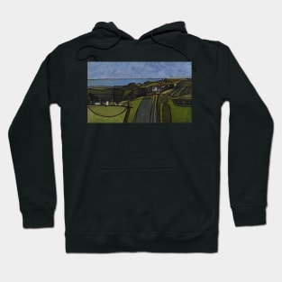 Cornwall Seascape Cornish Landscape Hoodie